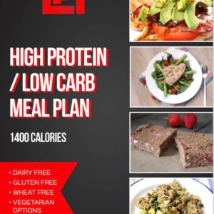 high protein low carb meal plan calories