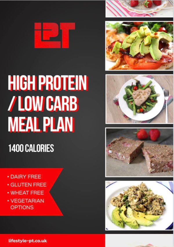 high protein low carb meal plan calories